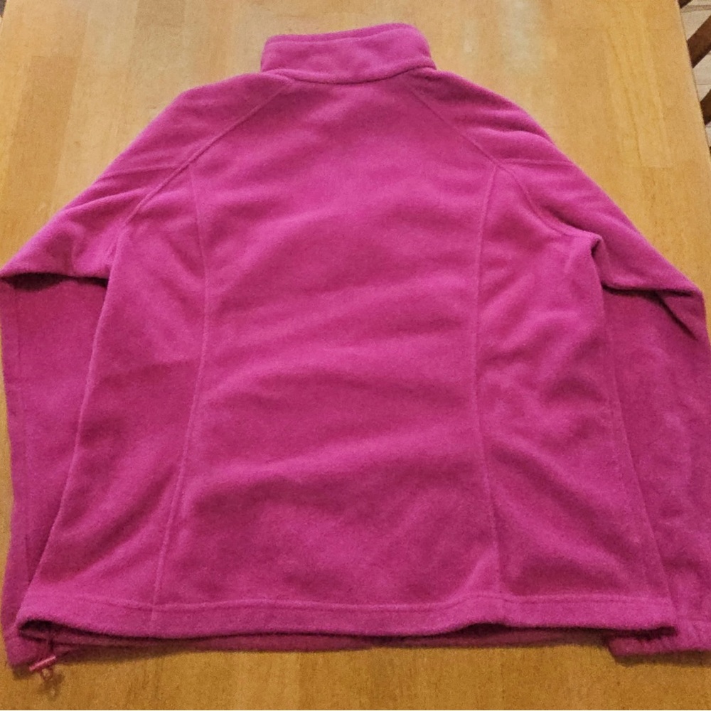 Womens XXL Columbia Pink Fleece Jacket - Picture 3 of 3
